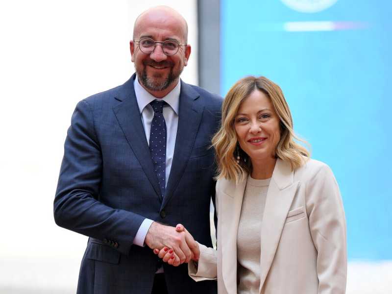 Michel dopo aver incontrato Meloni non chiude all'ipotesi Draghi ai vertici della Ue