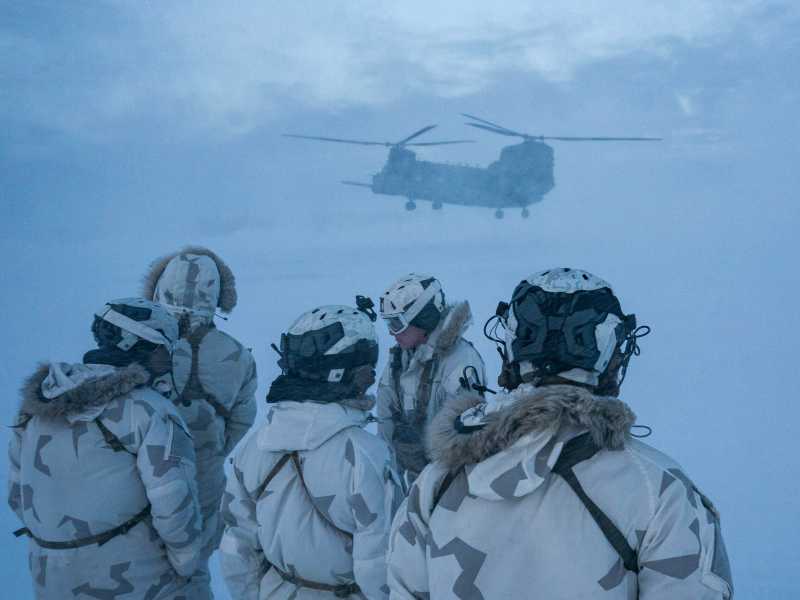Forze speciali americane e danesi (foto di Salwan Georges per il Washington Post)<br />