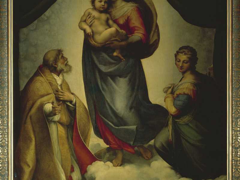 La Madonna Sistina di Raffaello - foto via Getty Images 