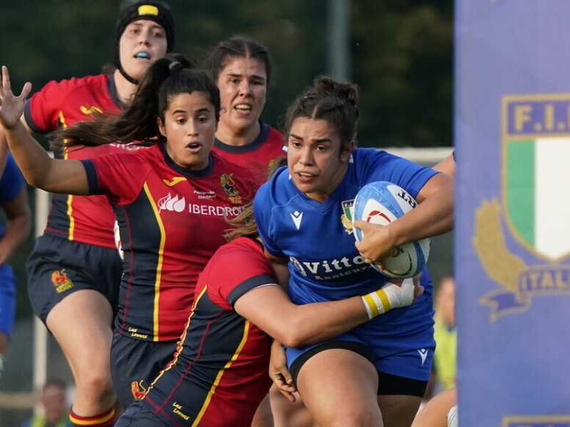 Vittoria Vecchini contro la Spagna (foto Getty Images)