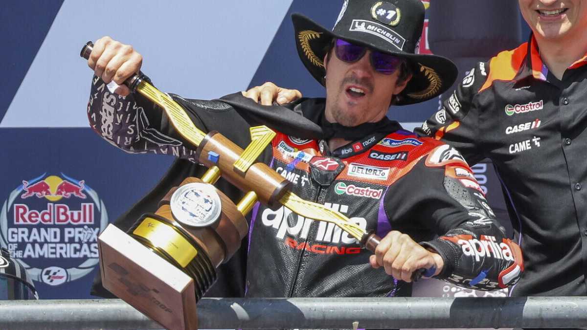 Immagine di La lezione di Vinales (e dell'Aprilia) ad Austin