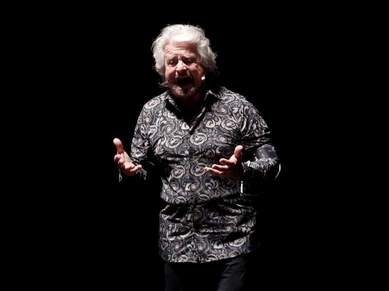 &nbsp;Beppe Grillo - foto Ansa