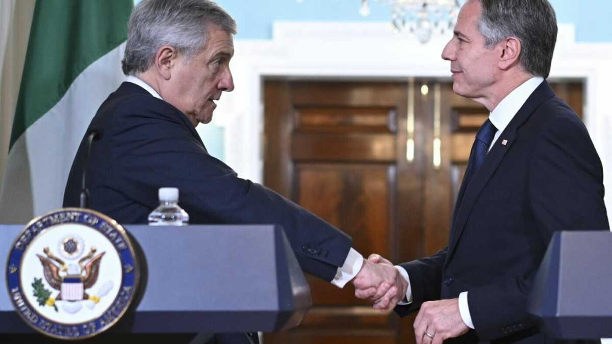 Immagine di Tajani s'impegna con Blinken a combattere la disinformazione di Mosca e Pechino