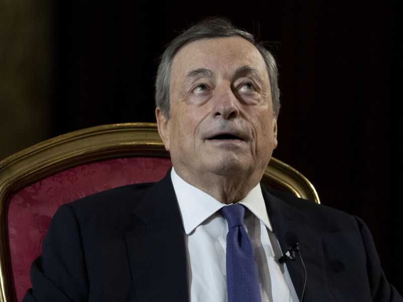 Mario Draghi - foto Ansa