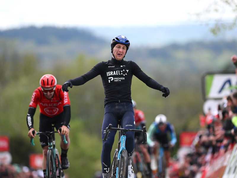 La vittoria di Stephen Williams alla Freccia Vallone 2024 (foto di&nbsp;Dario Belingheri per Getty Images)<br />