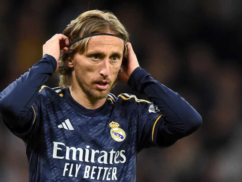 Luka Modric (foto Epa, via Ansa)