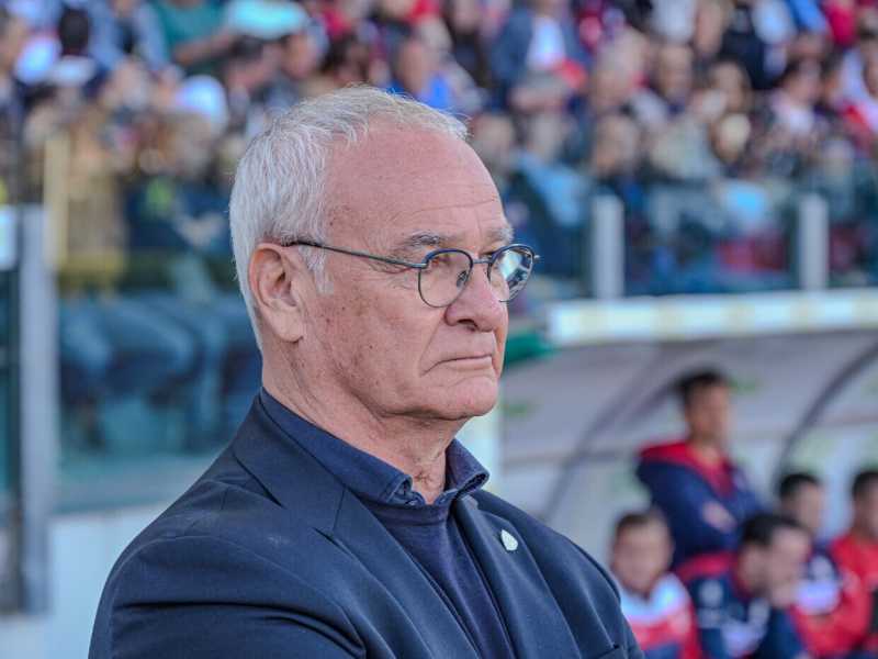 L'allenatore del Cagliari Claudio Ranieri (foto LaPresse)