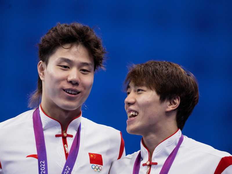 Qin Haiyang e Sun Jiajun (Foto Ansa)&nbsp;<br />