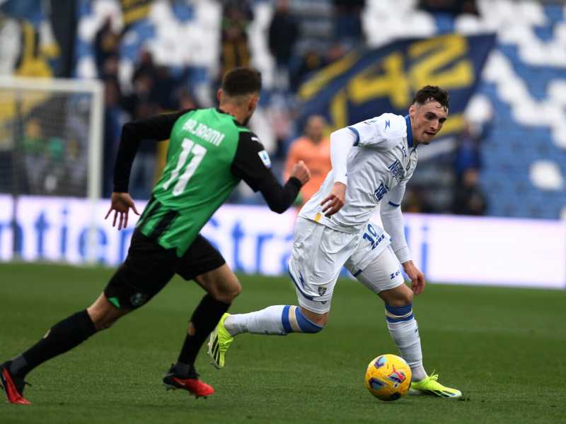 Nadir Zortea, esterno del Frosinone (foto LaPresse)