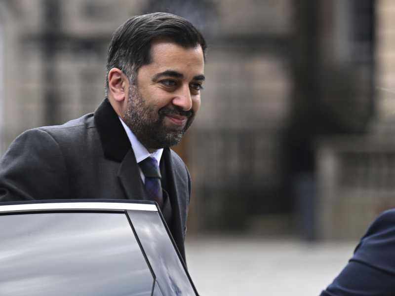 Il primo ministro scozzese Humza Yousaf (LaPresse) <br />