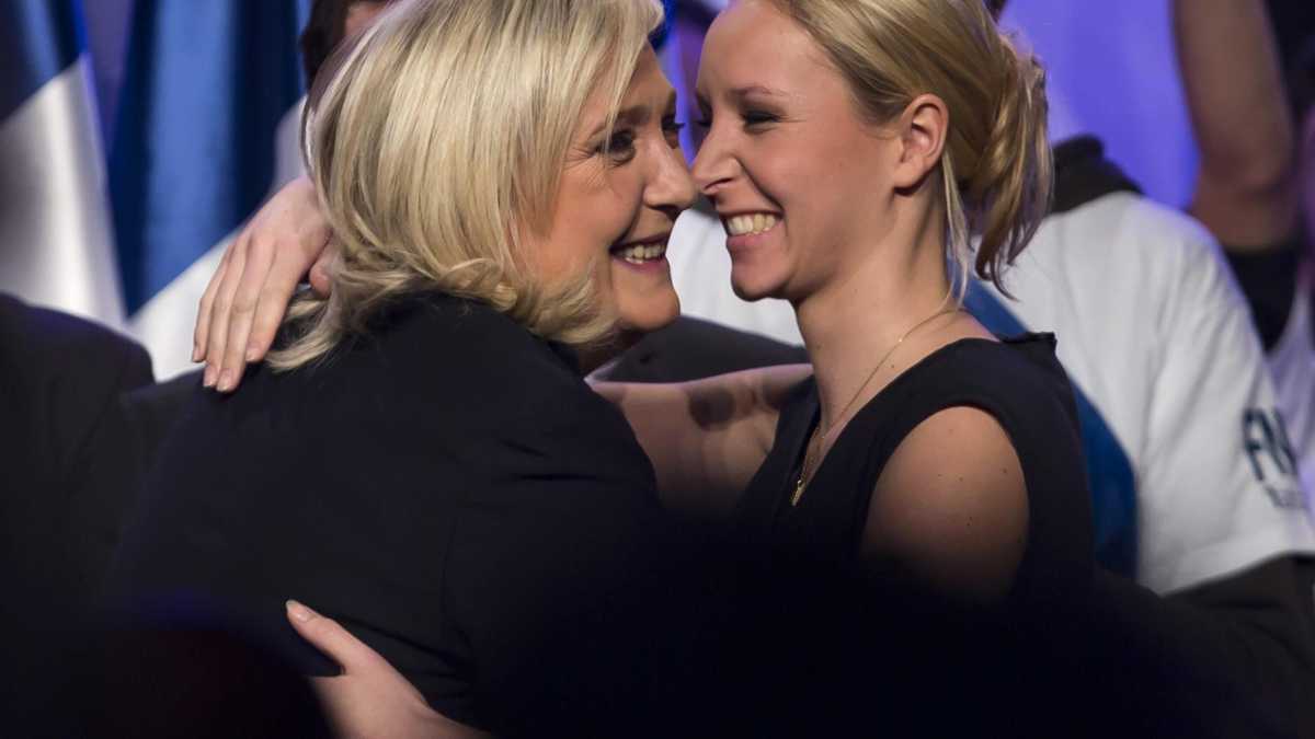 Immagine di Scossoni nel sovranismo francese, con Le Pen e nipotina più vicine