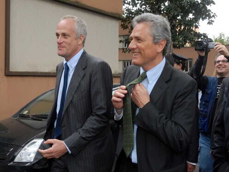 Francesco Carducci nel 2007 con Francesco Rutelli (foto LaPresse)