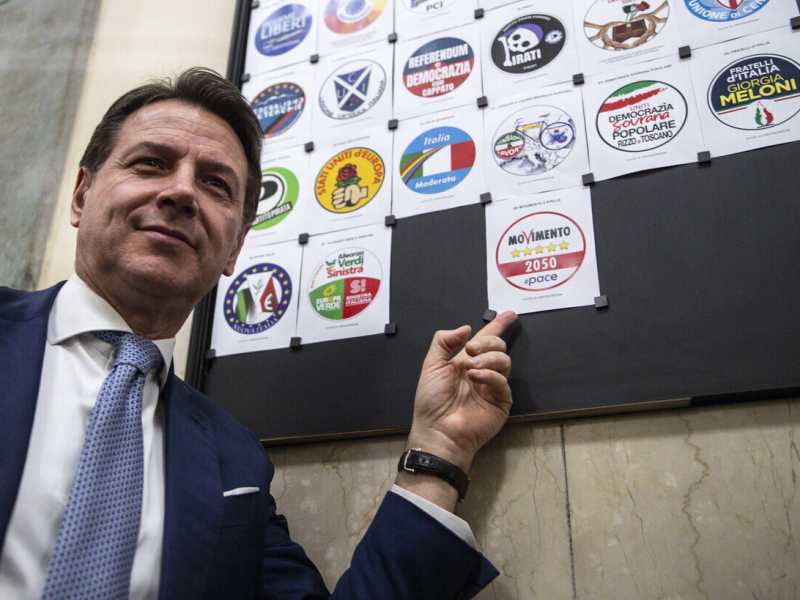 Giuseppe Conte (Ansa)