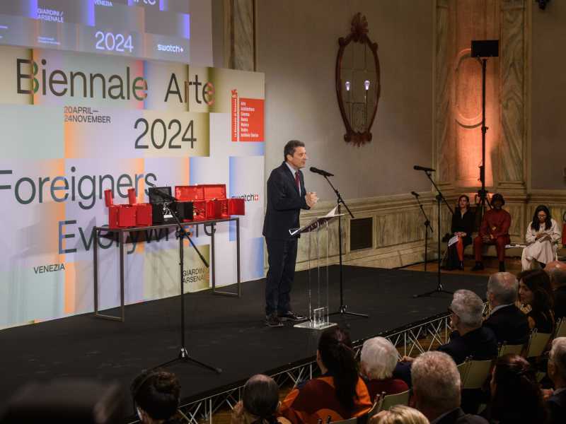 &nbsp;L'inaugurazione della Biennale di Venezia - foto via Getty Images