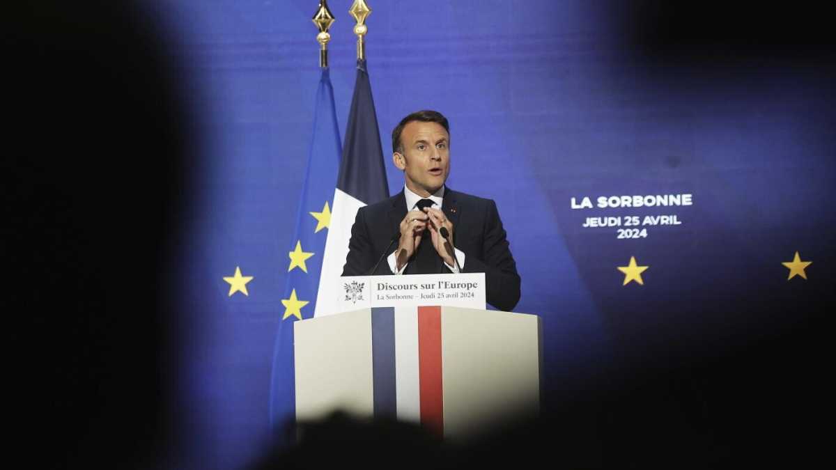 Immagine di Macron rilancia se stesso e l'Europa potenza
