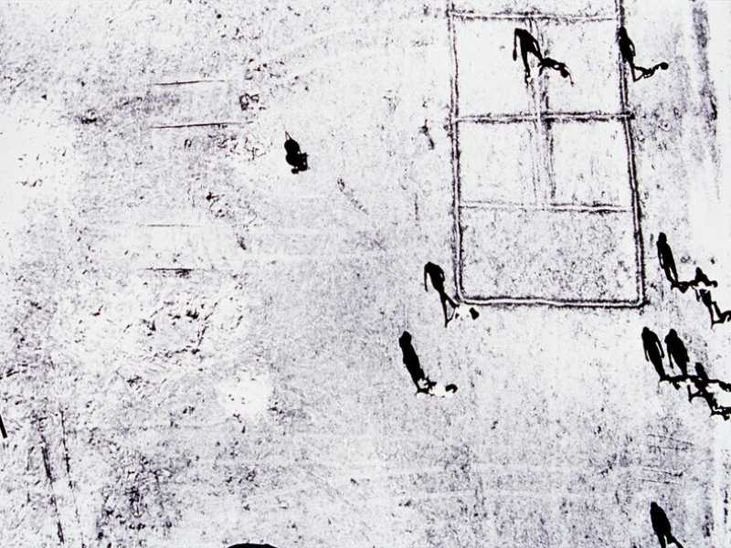 L'opera ''Il mare dei miei racconti'' di Mario Giacomelli. Foto Ansa&nbsp;<br />