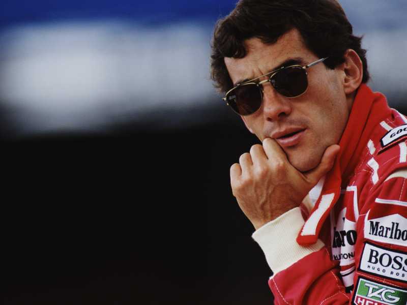 &nbsp;Ayrton Senna - foto via Getty Images