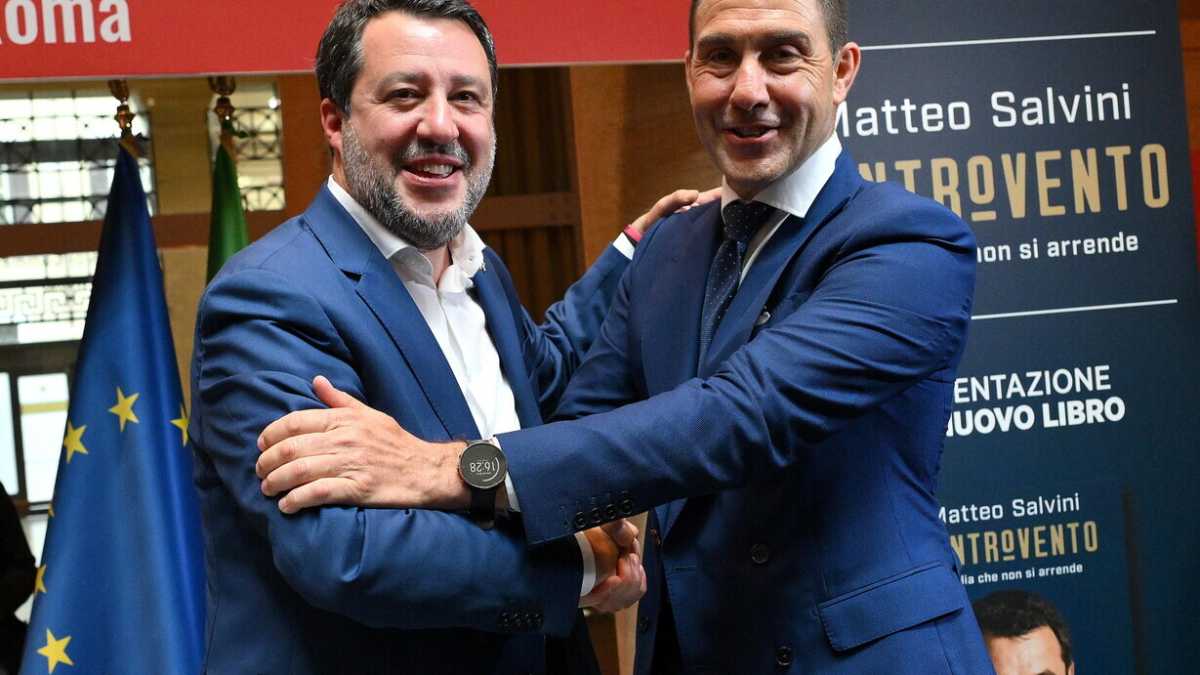 Immagine di Il generale non fa bum bum. Il debutto soft di Vannacci con Salvini (che si piega al Nord)