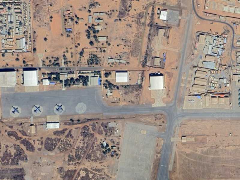  La Base 101 ripresa dal satellite (Google Earth)