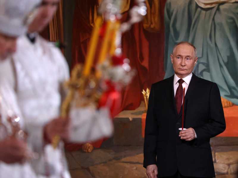 Il giuramento di Vladimir Putin - foto GettyImages