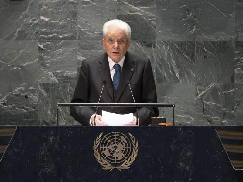&nbsp;Sergio Mattarella - foto LaPresse