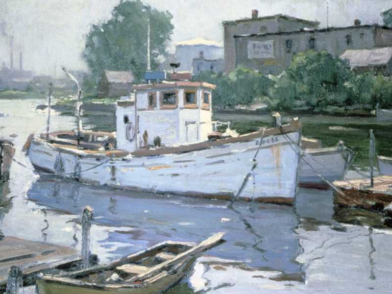 Junius Allen, "Barche sul fiume" (Olycom)