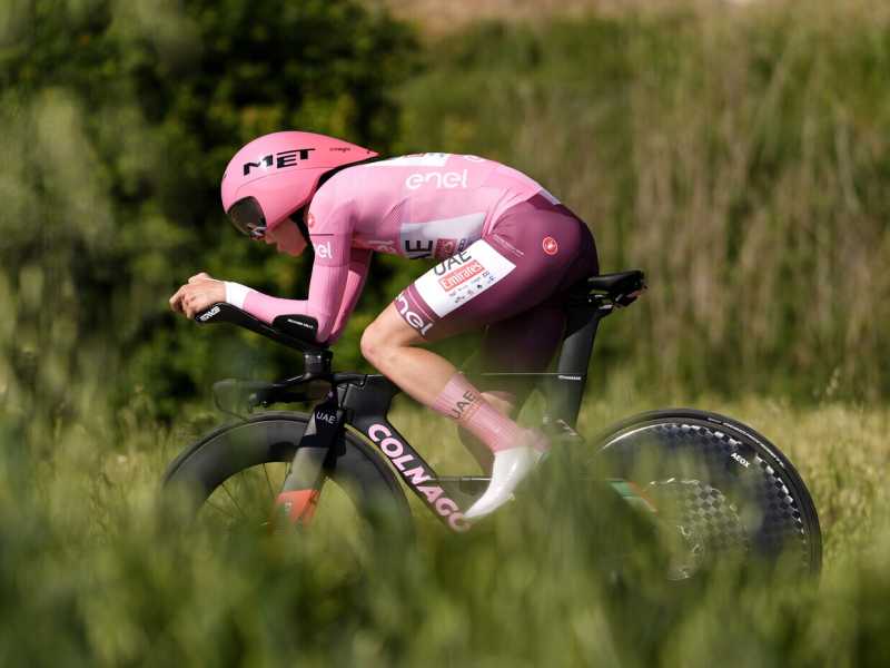Tadej Pogacar ha vinto la 7a tappa del Giro d'Italia 2024 (foto LaPresse)