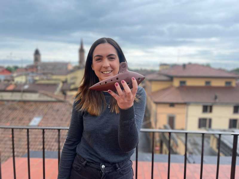 Debora Badiali, la sindaca nella patria dell’ocarina