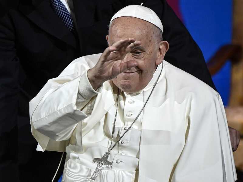 Papa Francesco (foto LaPresse)