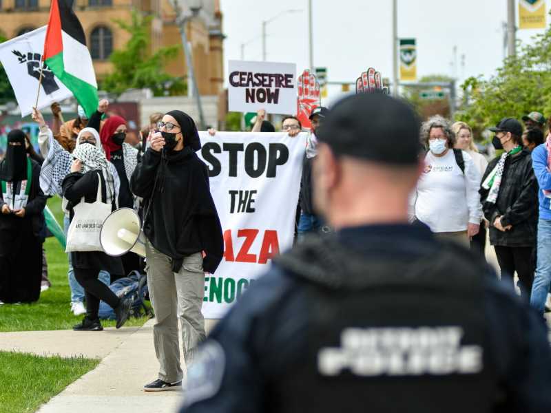 Proteste degli studenti filopalestinesi -&nbsp; foto GettyImages