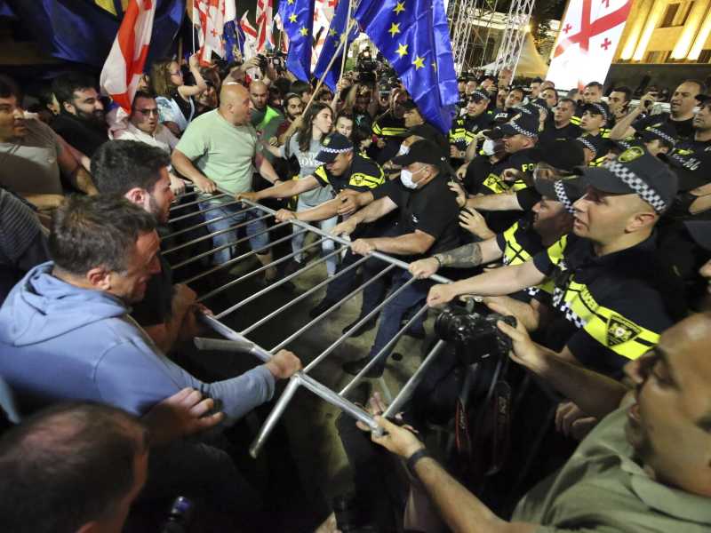 Proteste in Georgia (LaPresse)