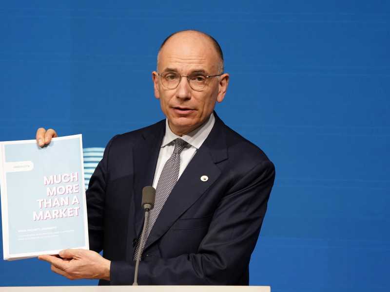  Enrico Letta - foto via Getty Images