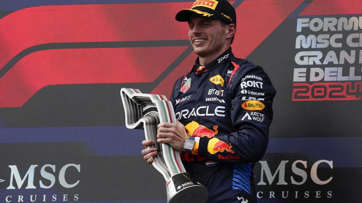 Immagine di Gp di Imola, Verstappen resiste a Norris e vince. Terzo Leclerc
