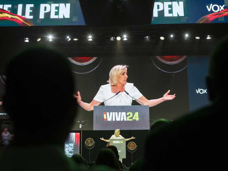 Marine Le Pen - foto via Getty Images