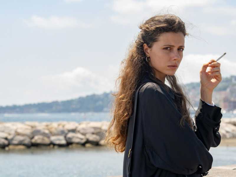 Celeste Dalla Porta, protagonista del nuovo film di Paolo Sorrentino (foto Ansa) <br />