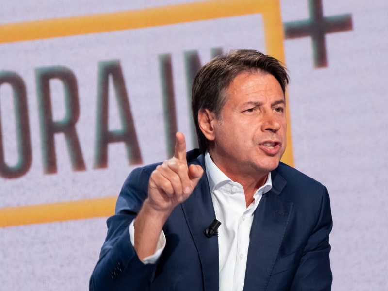 Giuseppe Conte - foto LaPresse
