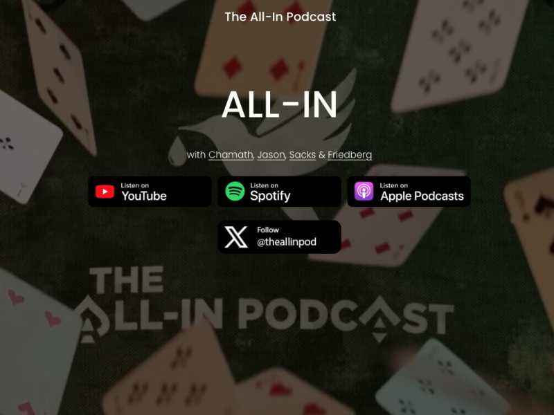 All-In: il podcast anti-woke della Silicon Valley più amato d’America