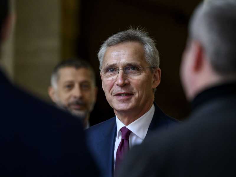 &nbsp;Il segretario generale della Nato Jens Stoltenberg - foto via Getty Images