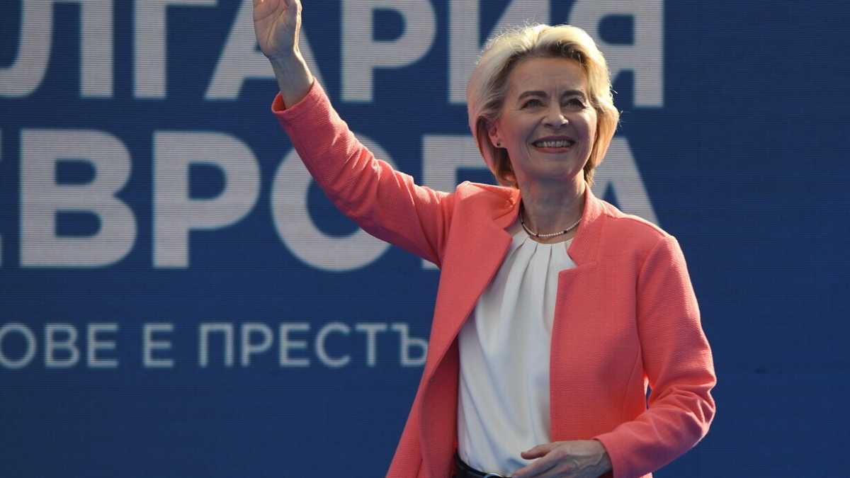 Immagine di Loghi, felpe e volantini: la campagna elettorale di von der Leyen