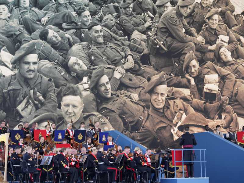 Le commemorazioni in Normandia per gli ottant'anni dal D-Day - foto via Getty Images