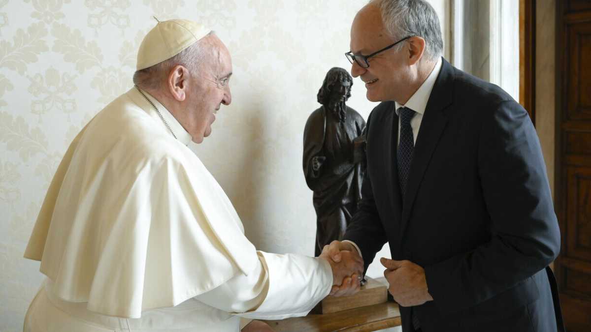 Immagine di Il Papa va dal sindaco Roberto Gualtieri