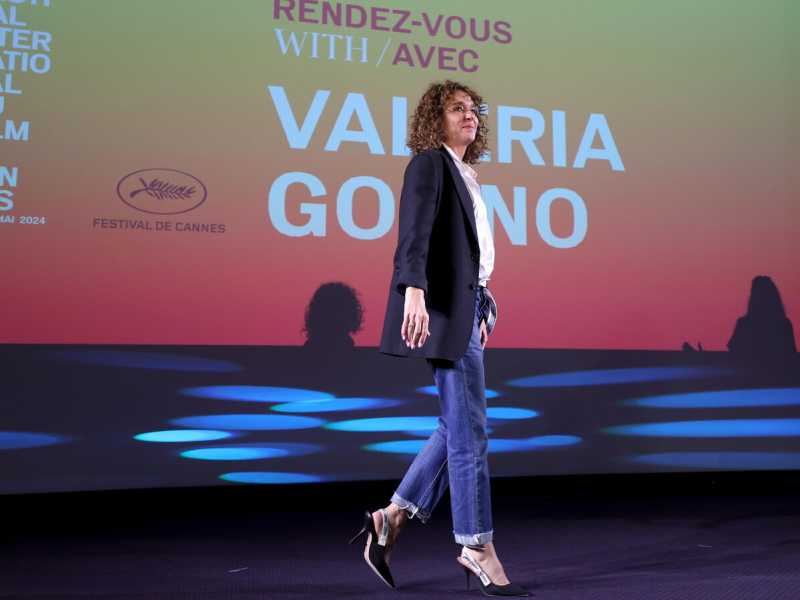 &nbsp;Valeria Golino a Cannes - foto Ansa