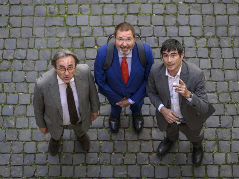 Angelo Bonelli, Ignazio Marino e Nicola Fratoianni - foto via Getty Images