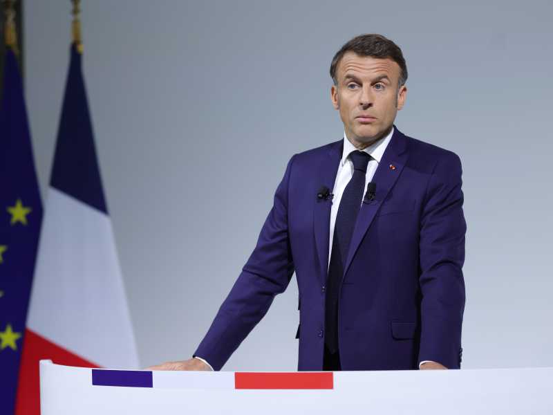 Emmanuel Macron - foto via Getty Images