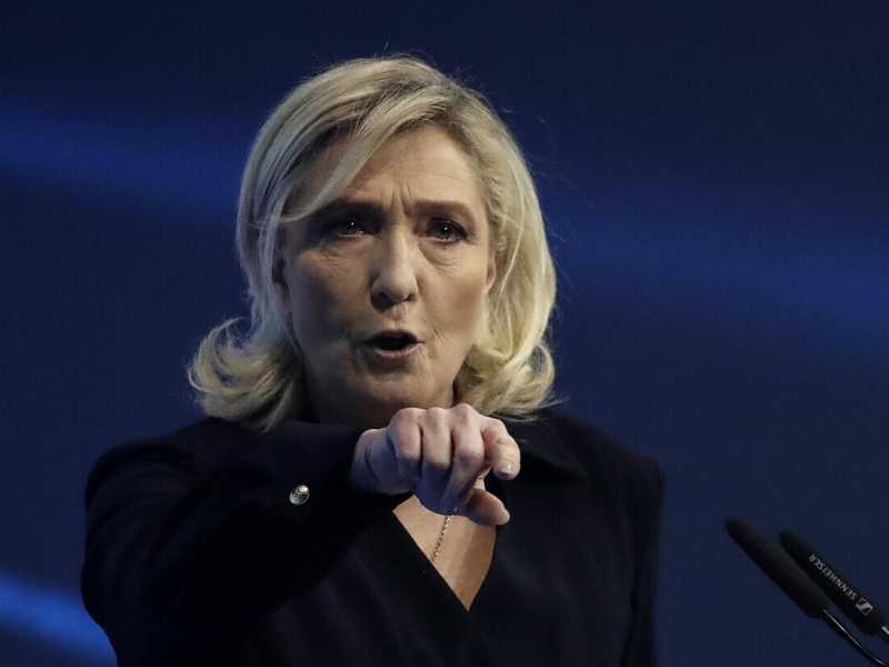 Marine Le Pen (foto Epa, via Ansa)