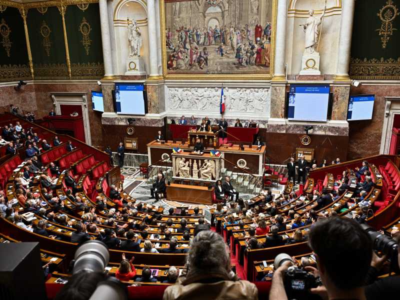 Assemblea nazionale in Francia - foto via Getty Images