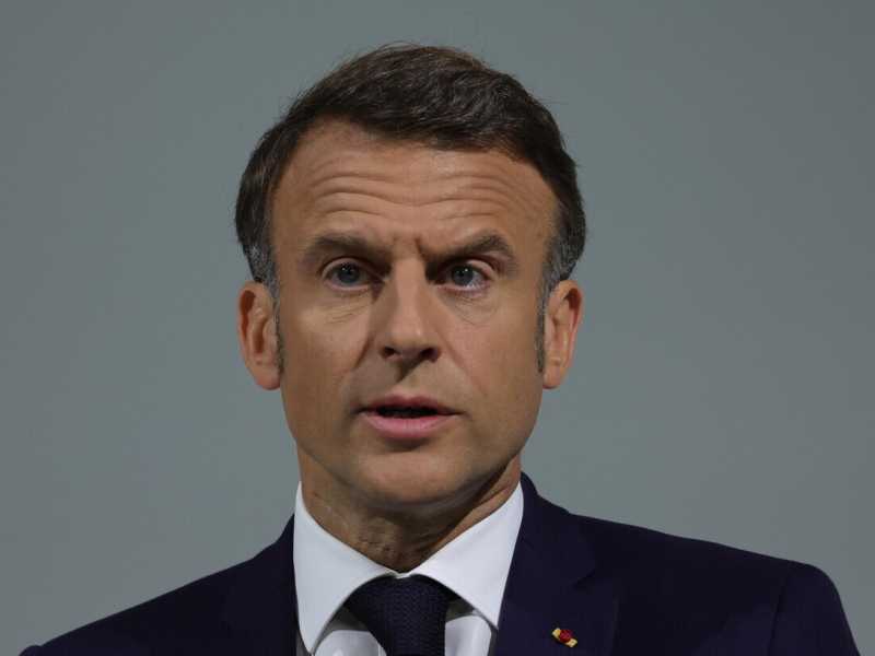 &nbsp;Il presidente francese Emmanuel Macron - foto Ansa