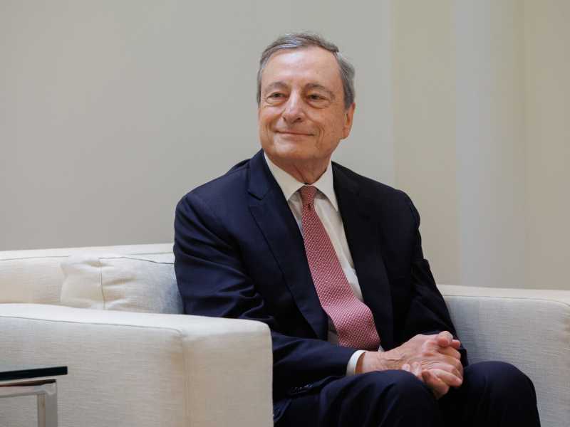 &nbsp;Mario Draghi - foto via Getty Images