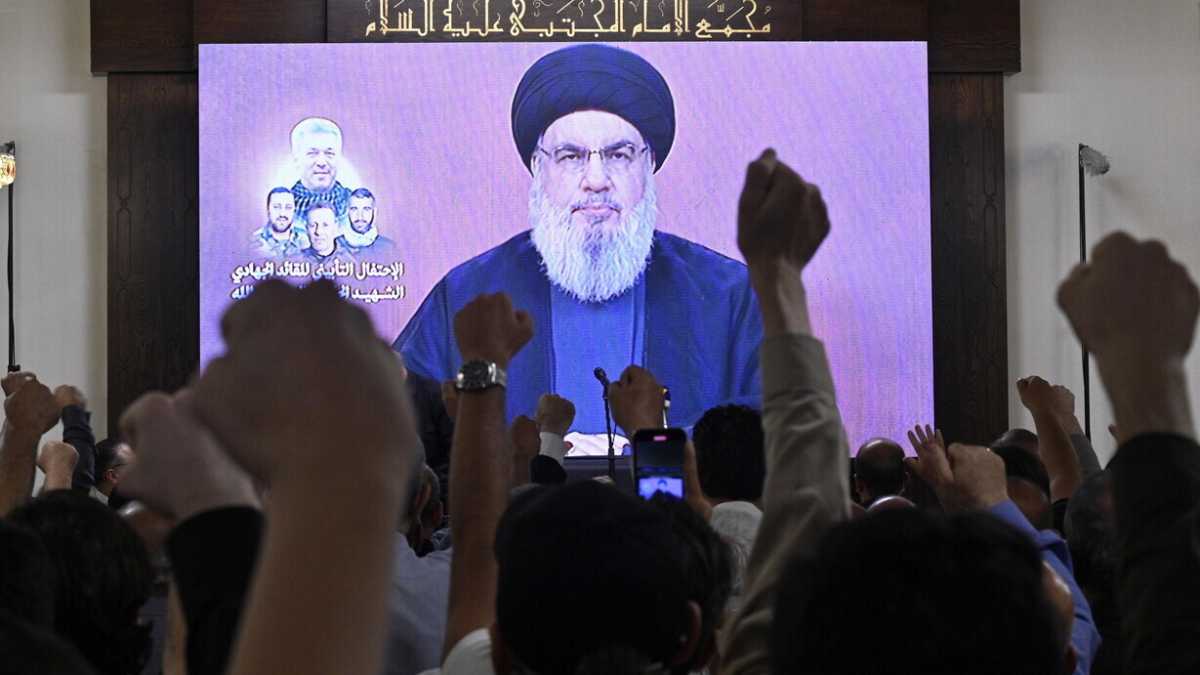 Immagine di La direzione delle minacce di Hassan Nasrallah
