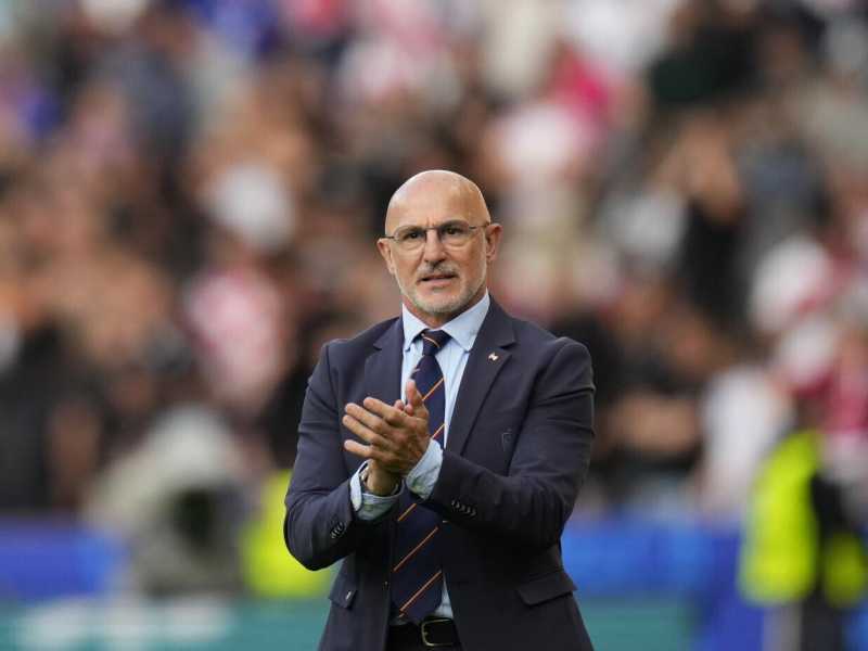 Luis de la Fuente (foto Ap, via LaPresse)